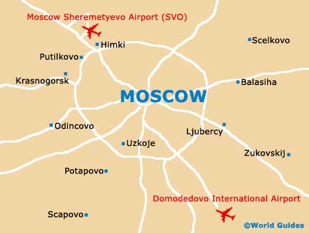 Moscow map